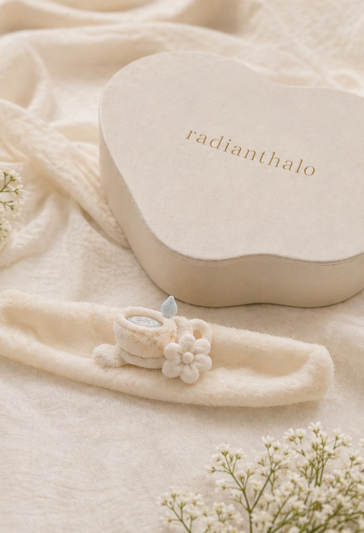Mayorista Diadema Bautizo Bebé con Muñeco Desmontable y Flor 3D para Kits de Regalo de Iglesia