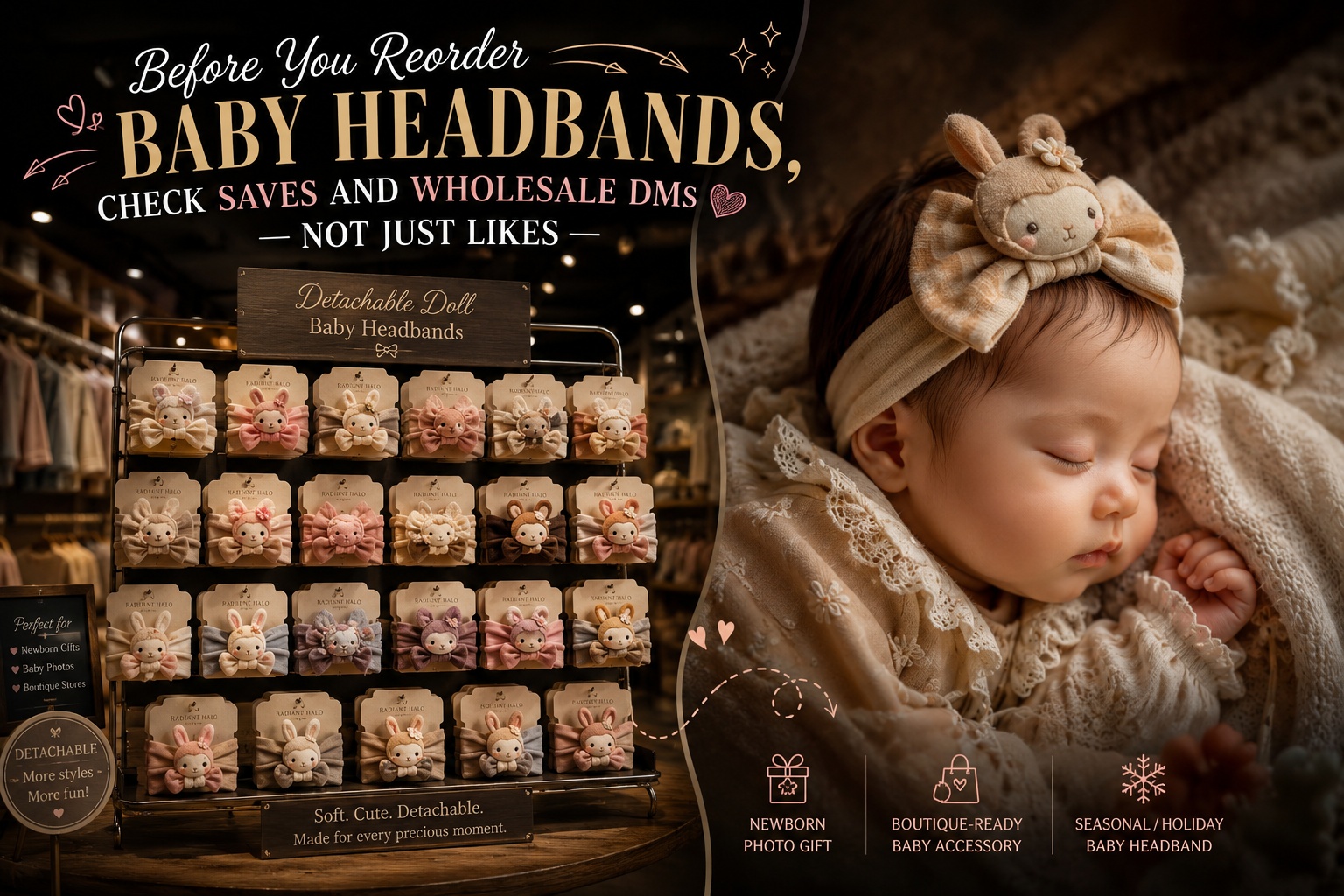 Before You Reorder Baby Headbands, Check Saves and Wholesale DMs — Not Just Likes
