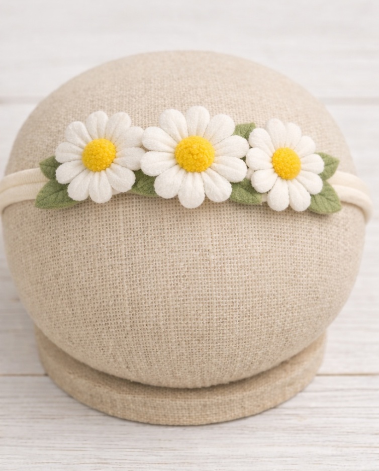Daisy Trio Baby Headband