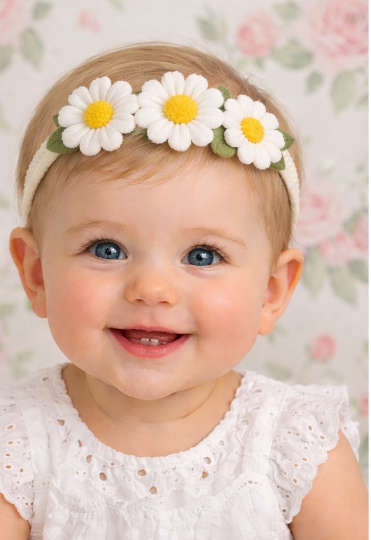 Daisy Trio Baby Headband
