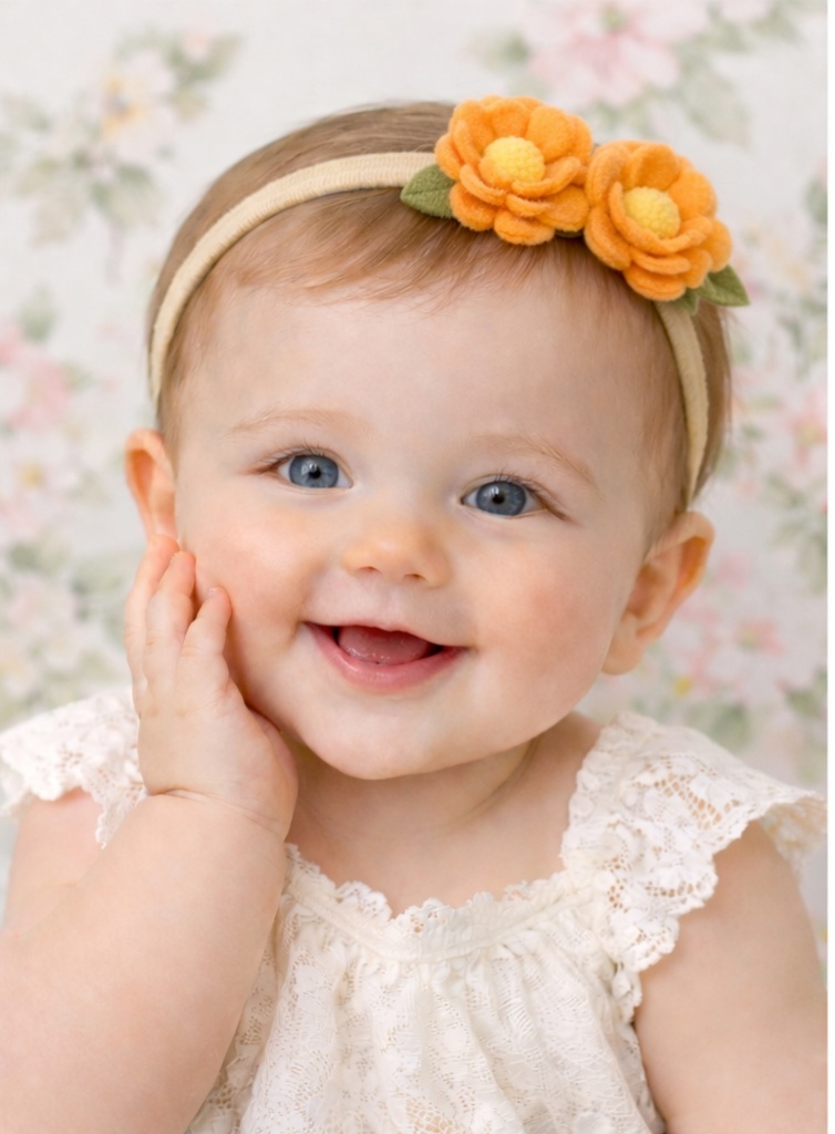 Sunny Daisy Baby Headband