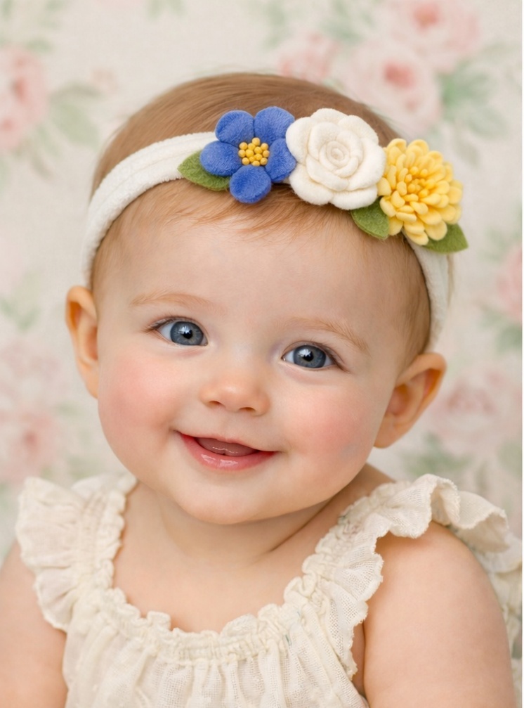 Trio Bloom Baby Headband