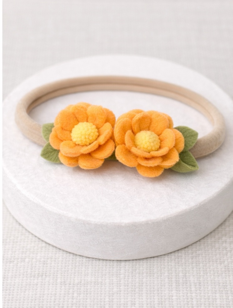 Sunny Daisy Baby Headband