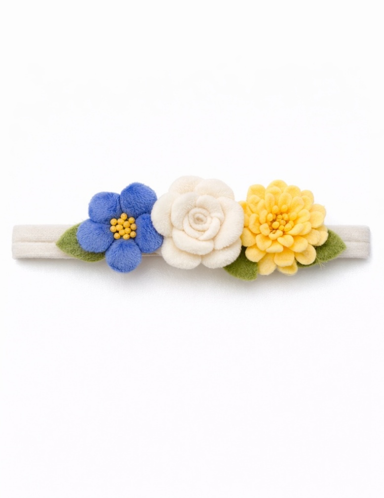 Trio Bloom Baby Headband