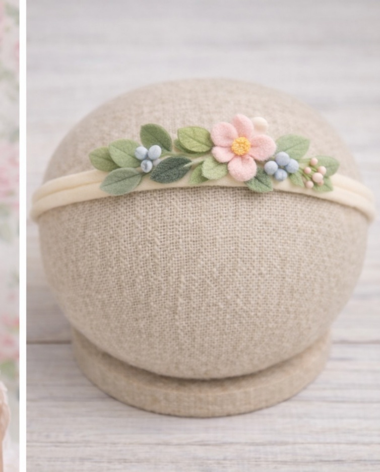 Pastel Garden Baby Headband