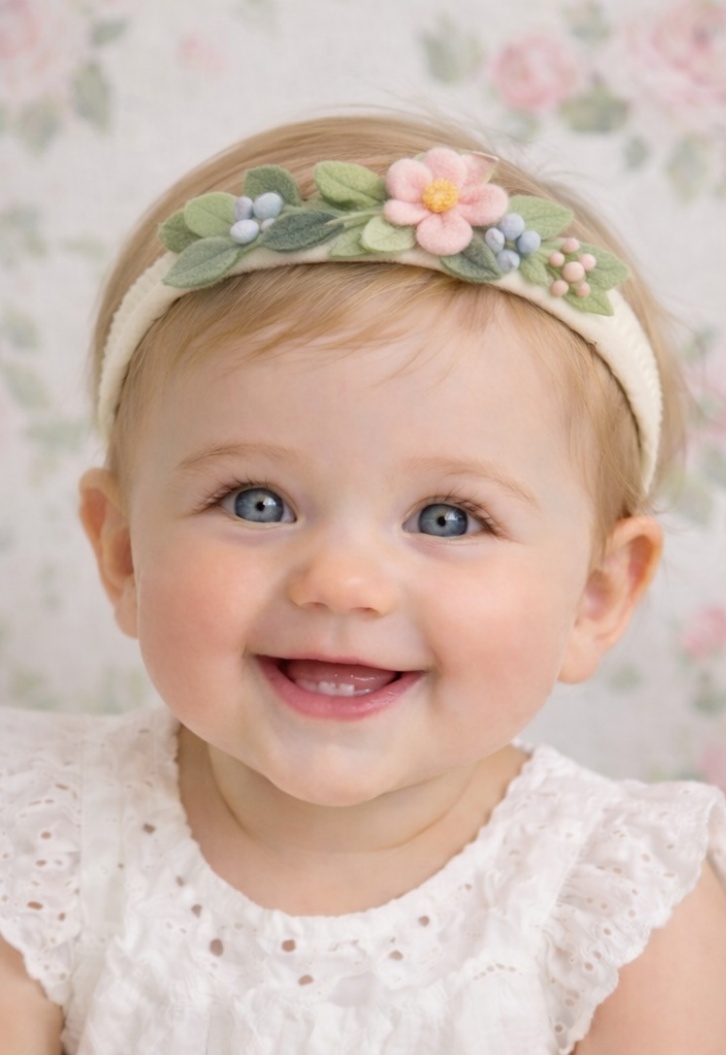 Pastel Garden Baby Headband