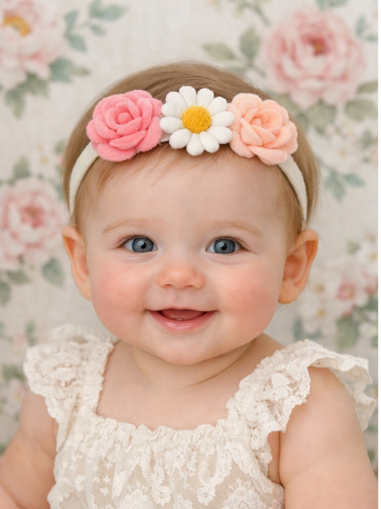 Floral Delight Baby Headband