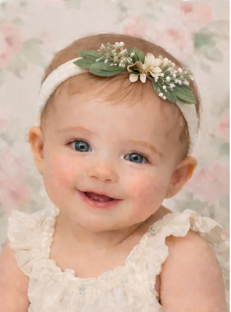 Rustic Bloom Baby Headband