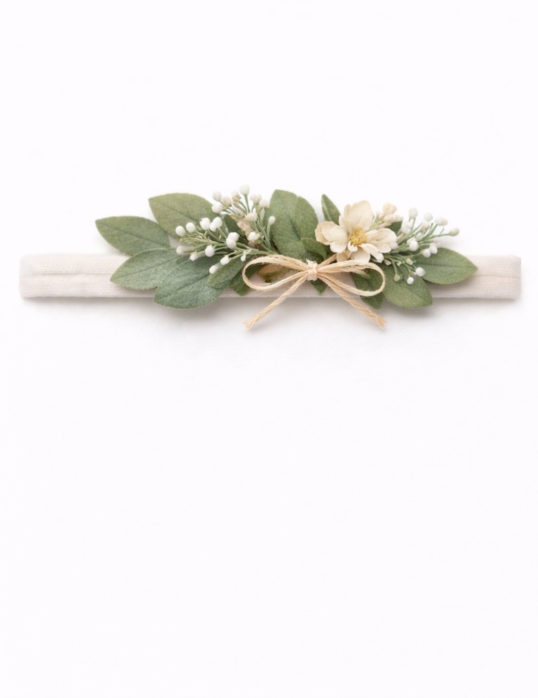 Rustic Bloom Baby Headband