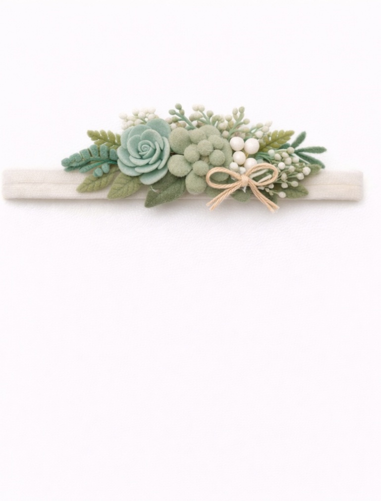 Succulent Dream Baby Headband