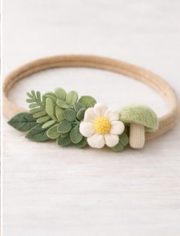 Rose und Daisy Baby Haarband Set