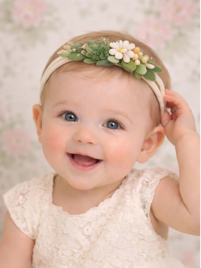 Waldblüten Baby Haarband