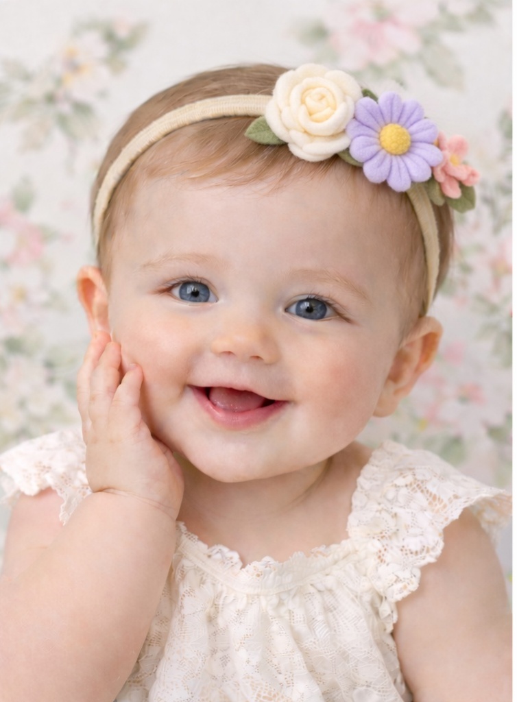 Corona de Flores Baby Headband