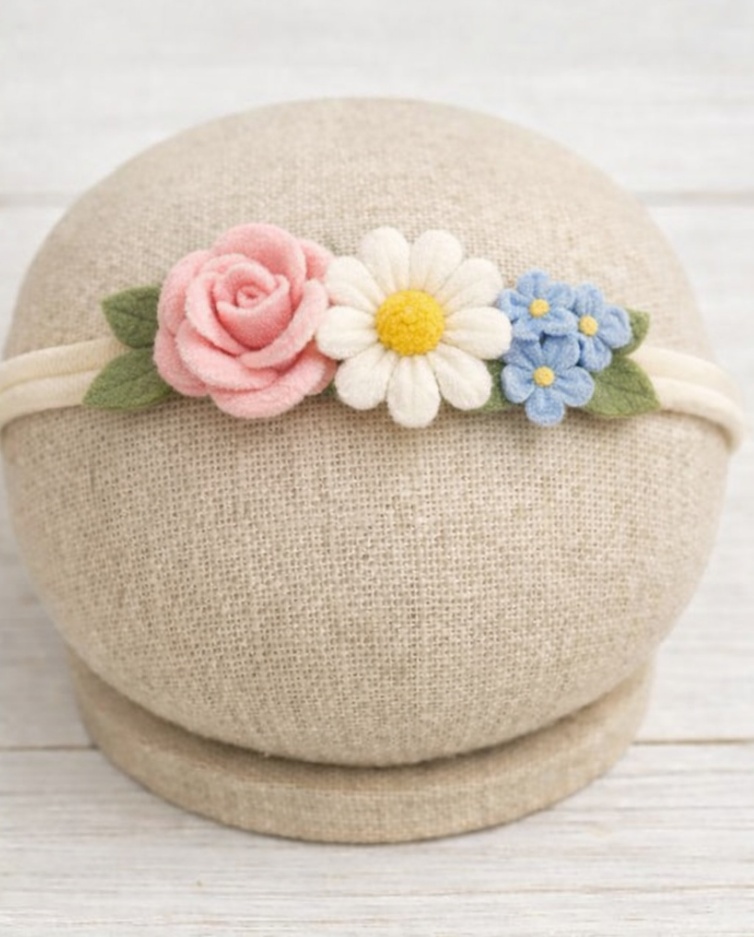 Whimsical Blossom Baby Headband