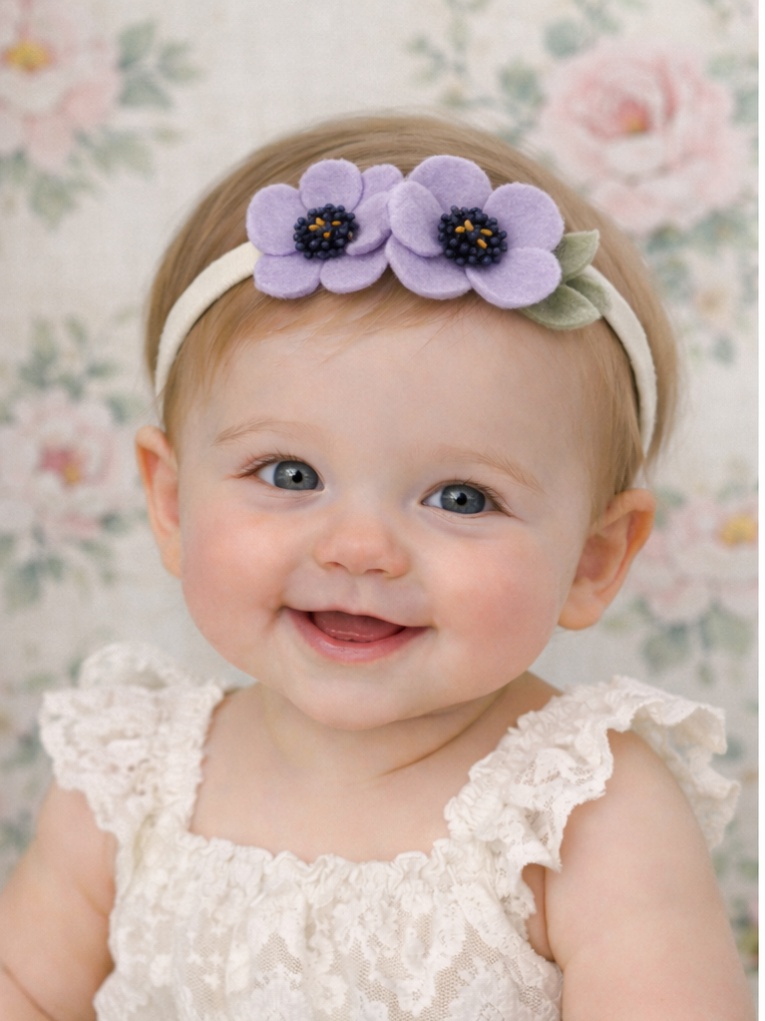Veilchen Baby Haarband