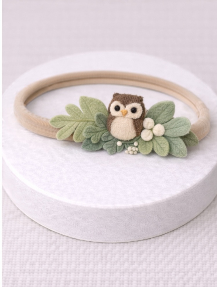 Diadema con Búho para Bebé