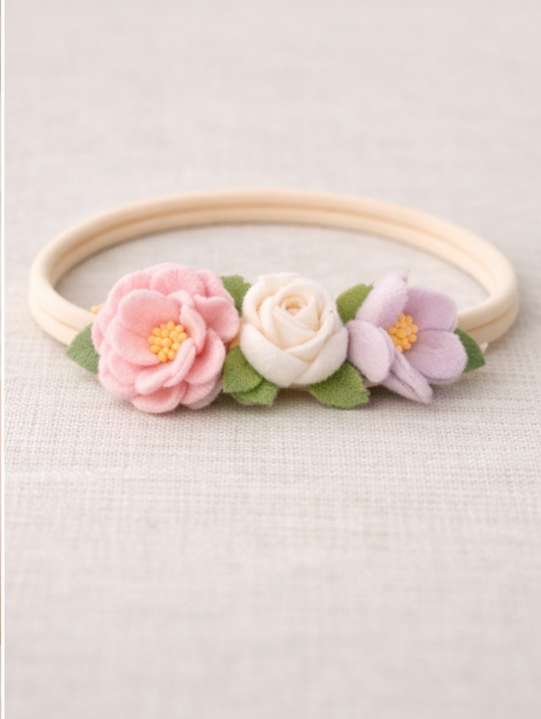 Corona de Flores para Bebé