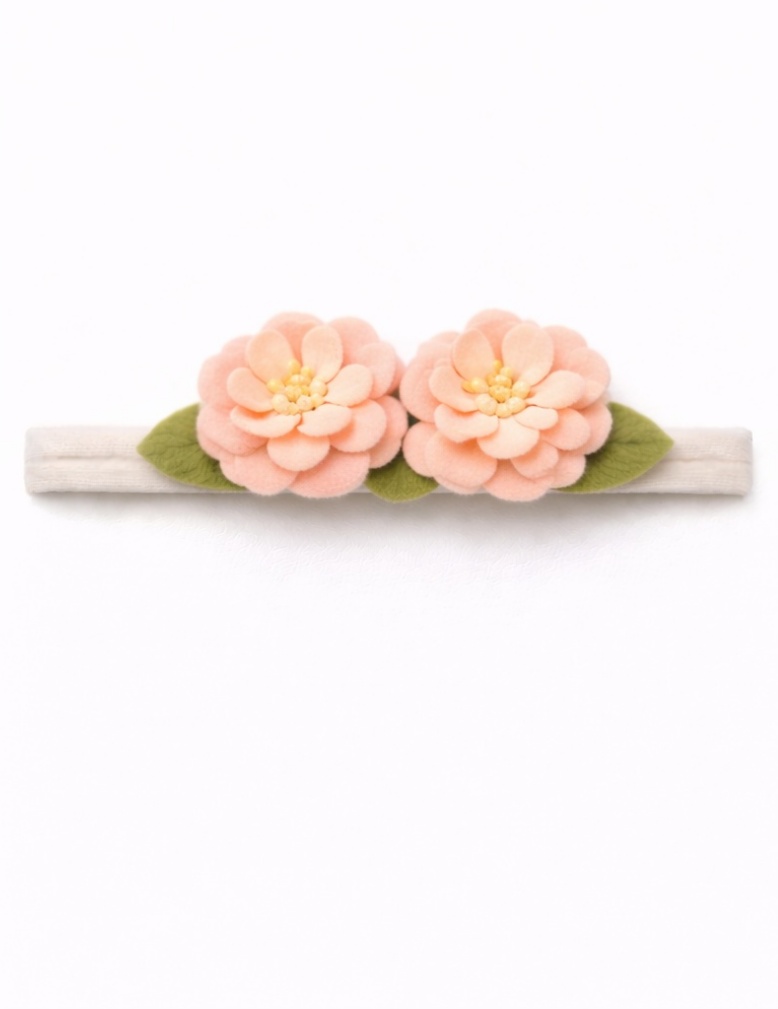 Faixa de Cabeça Encanto Floral para Bebê