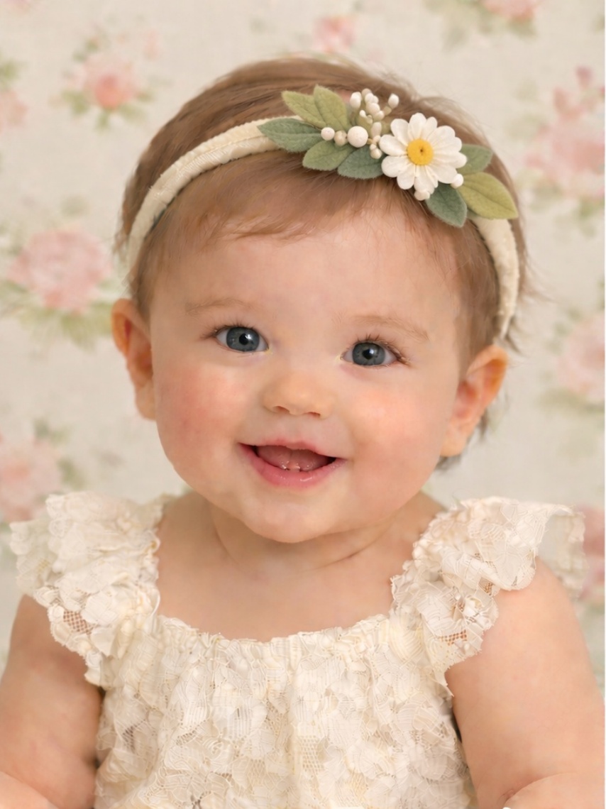 Daisy Meadow Baby Headband
