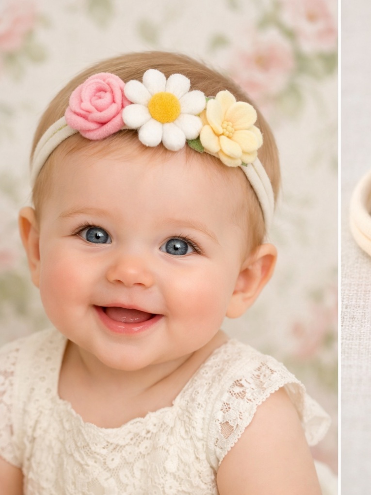 Slunečnice Baby Headband