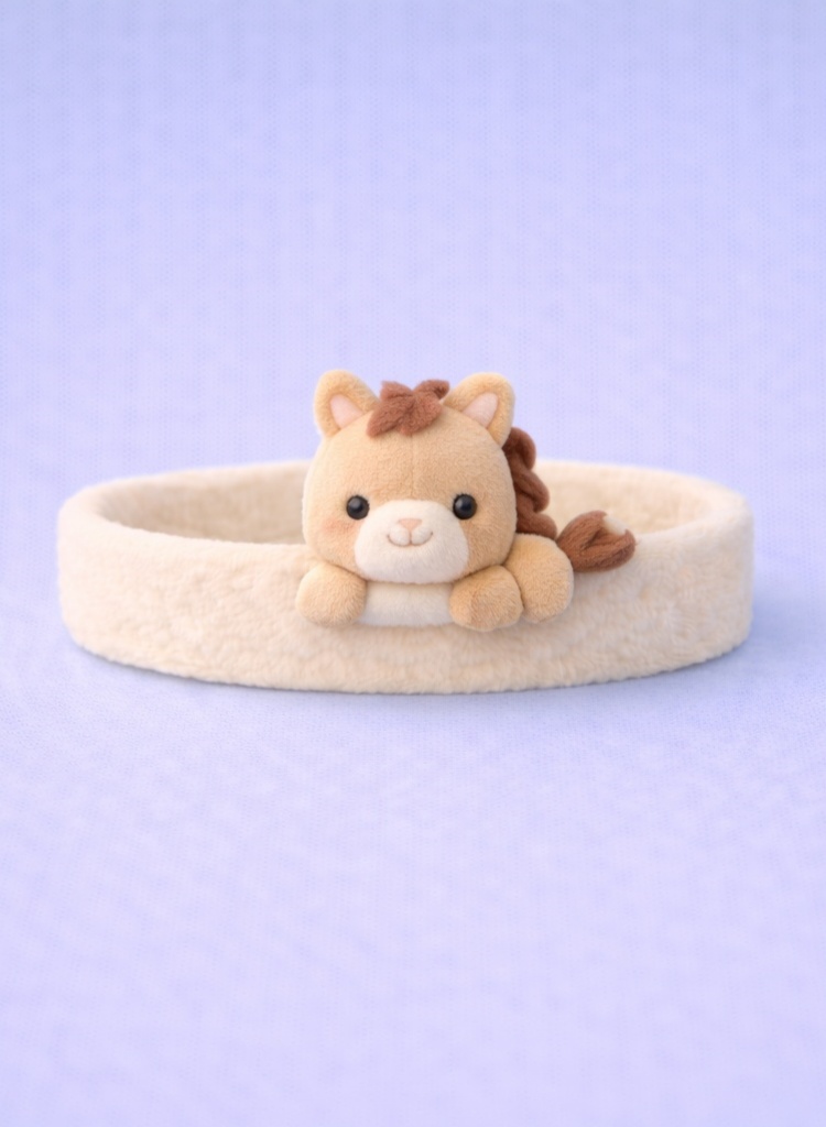 Cute Pony Plush Baby Headband - Soft, Comfortable, and Perfect for Little Ones