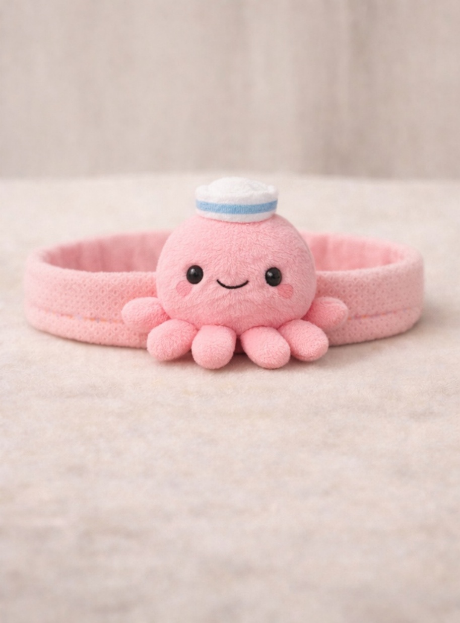 Octopus Baby Headband – Adorable Plush Headband for Newborns
