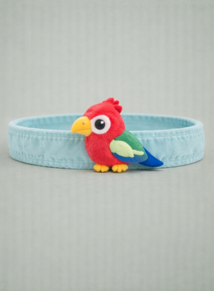 Colorful Parrot Plush Baby Headband