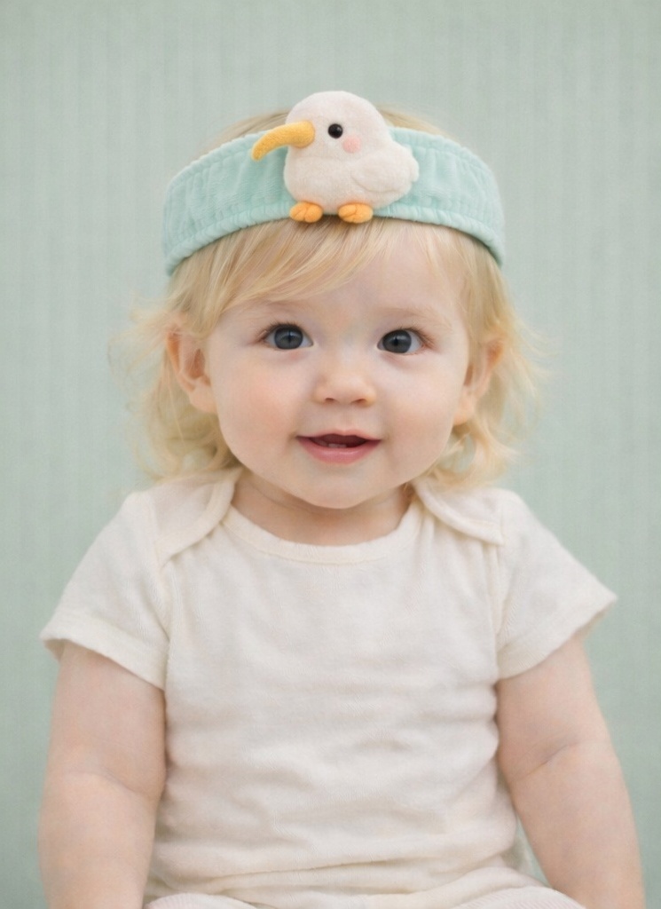 Soft Baby Bird Plush Headband
