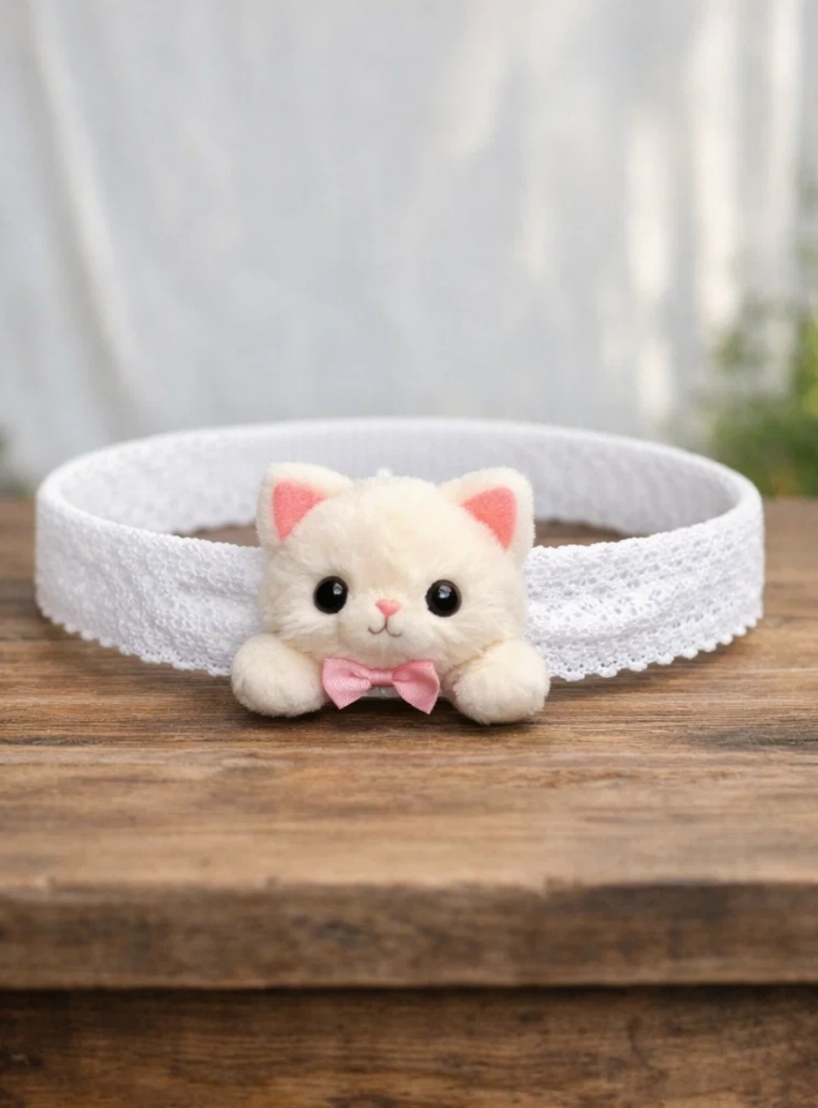 Kitten Plush Baby Headband – Cute and Soft Headband for Infants