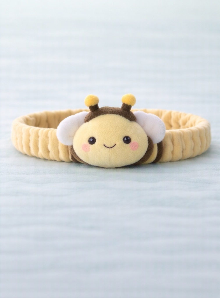Cute Baby Bee Plush Headband – Eco-Friendly and Comfortable Headband for Infants