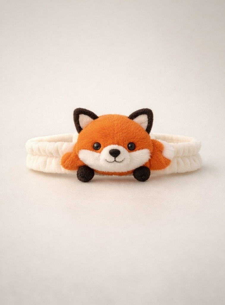 Cute Fox Plush Baby Headband for Newborn Girls