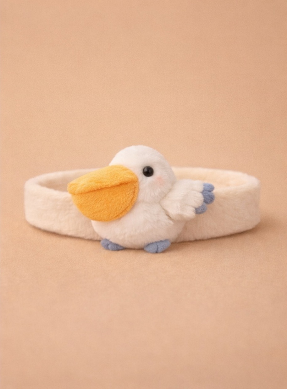 Bandeau bébé pélican – Accessoire mignon et doux pour bébé