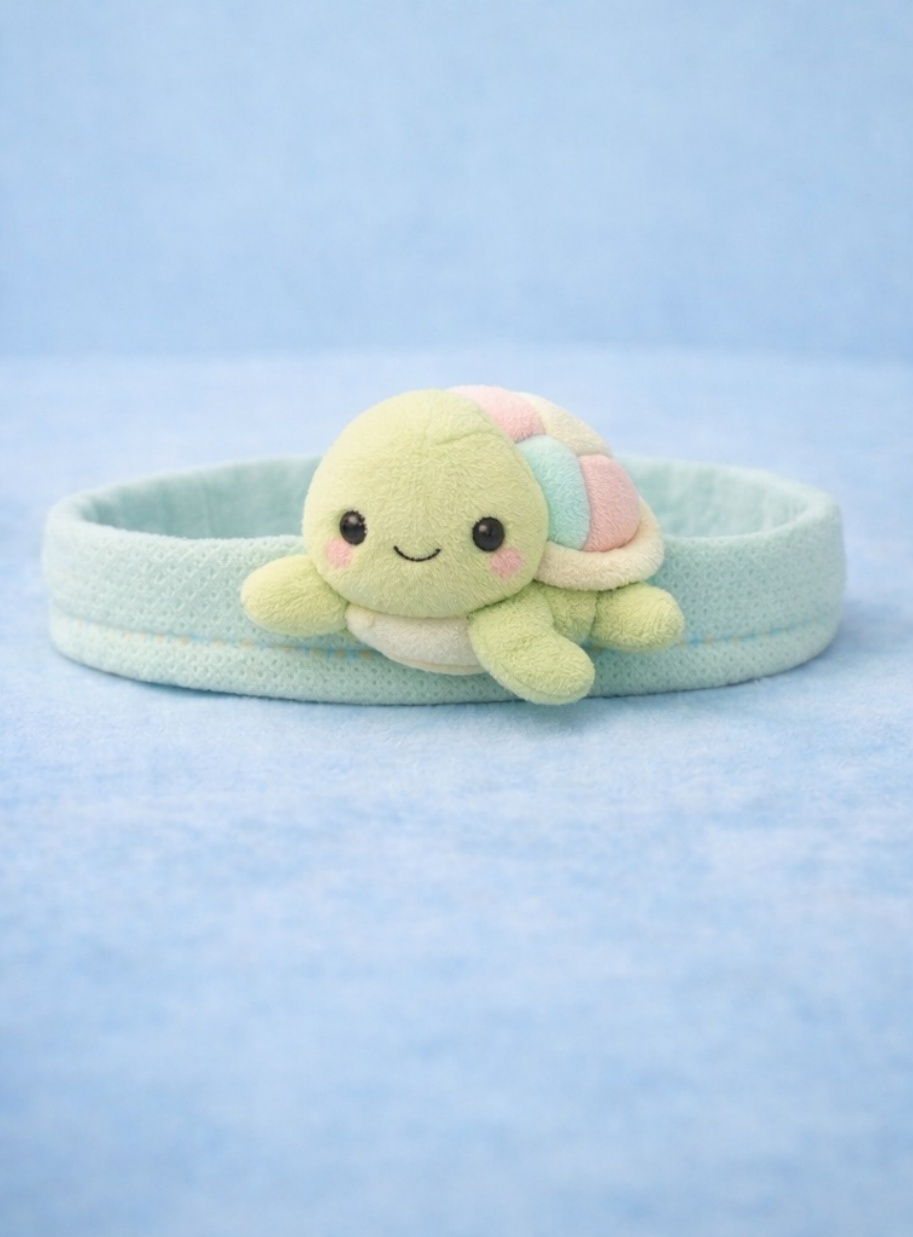 Bandeau Bébé Tortue – Accessoire Adorable et Doux