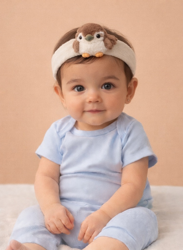 Baby Sparrow Headband – Soft Plush Baby Hair Accessory