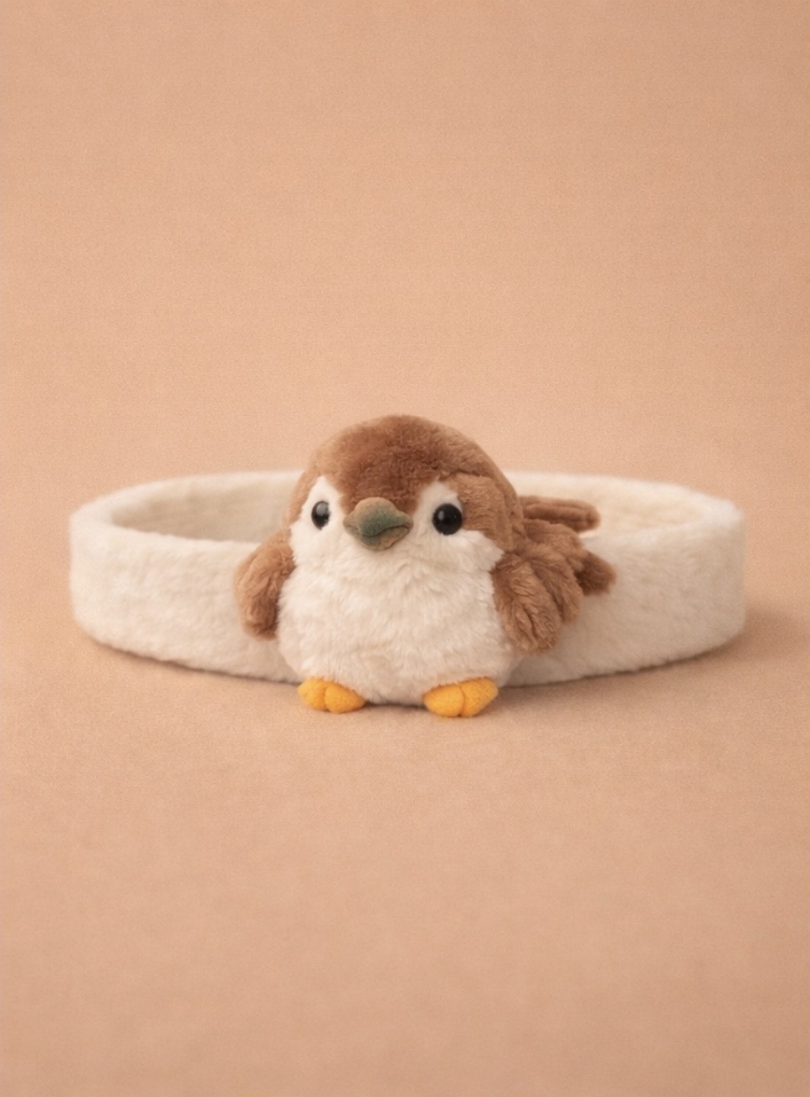 Baby Sparrow Headband – Soft Plush Baby Hair Accessory
