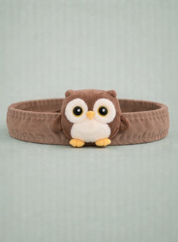 かわいいフクロウのぬいぐるみベビー用ヘッドバンド