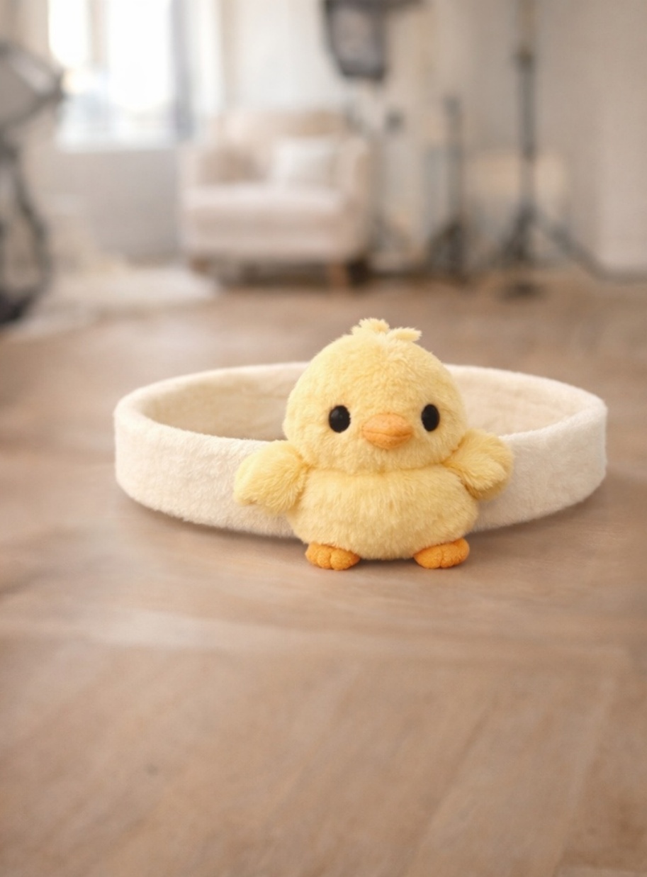 Diadème de Poussin pour Bébé – Accessoire de Cheveux Adorable et Doux
