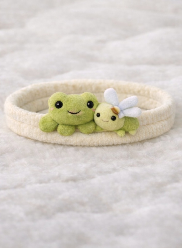 Adorable Frog & Bee Plush Baby Headband – Soft, Stretchy & Photo-Ready Comfort