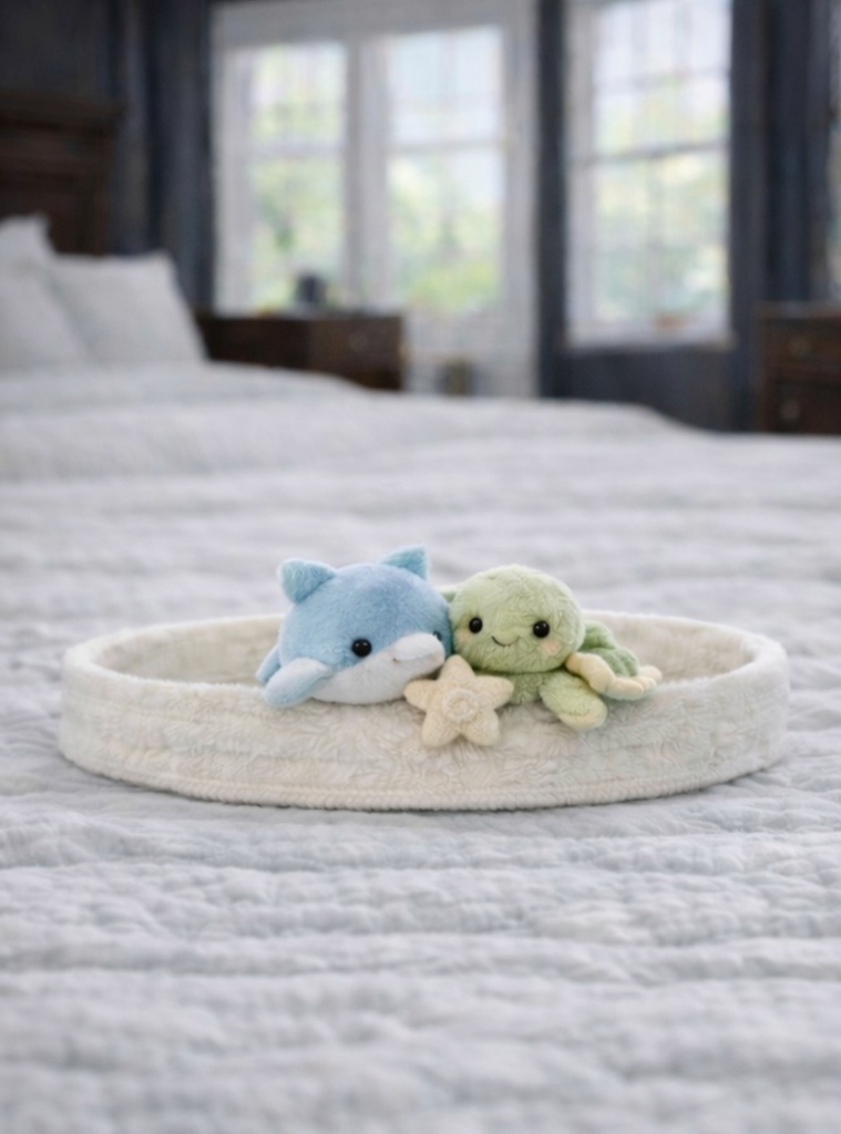 Ocean Friends Plush Animal Baby Headband - Dolphin & Octopus