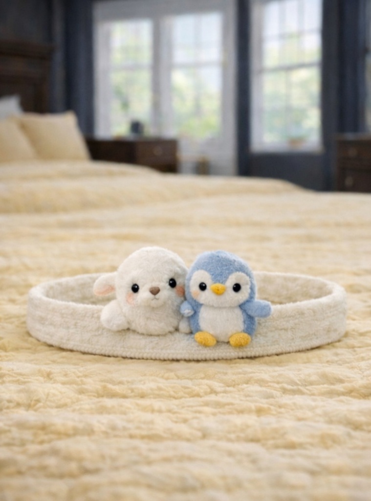 Polar Cuddle Plush Animal Baby Headband - Seal & Penguin