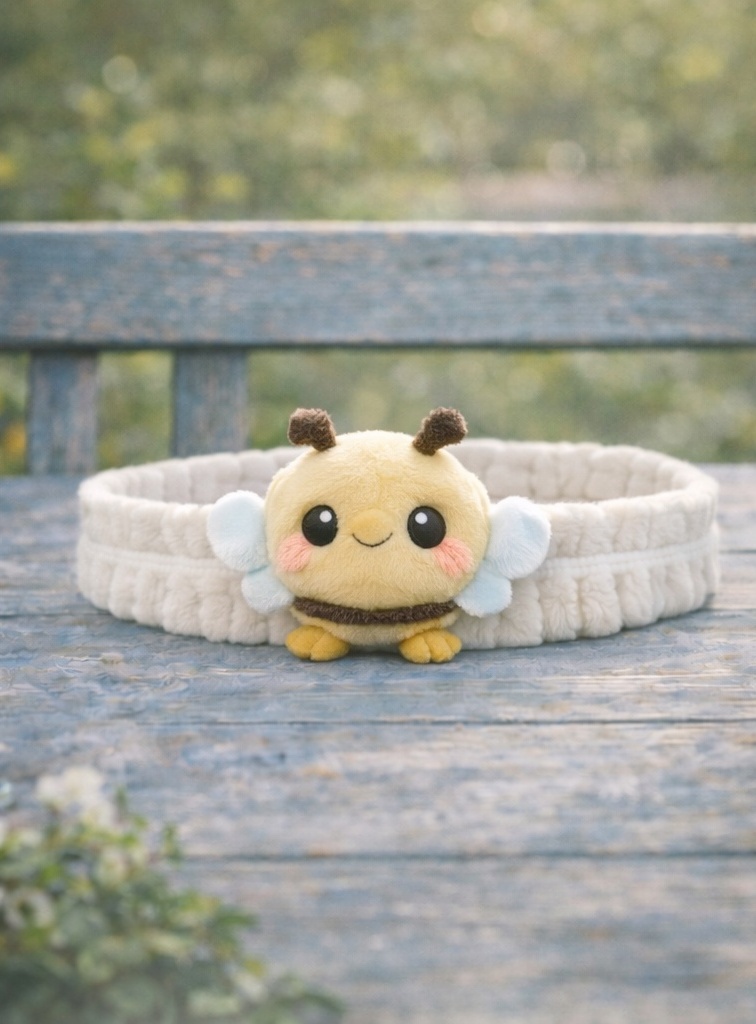 Sweet Bumblebee Baby Headband - Plush & Stretchable Newborn Hair Accessory