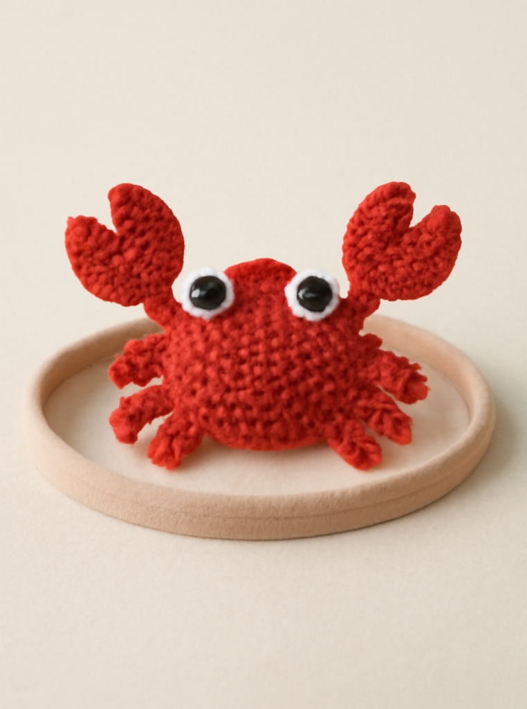 Red Crab Baby Headband