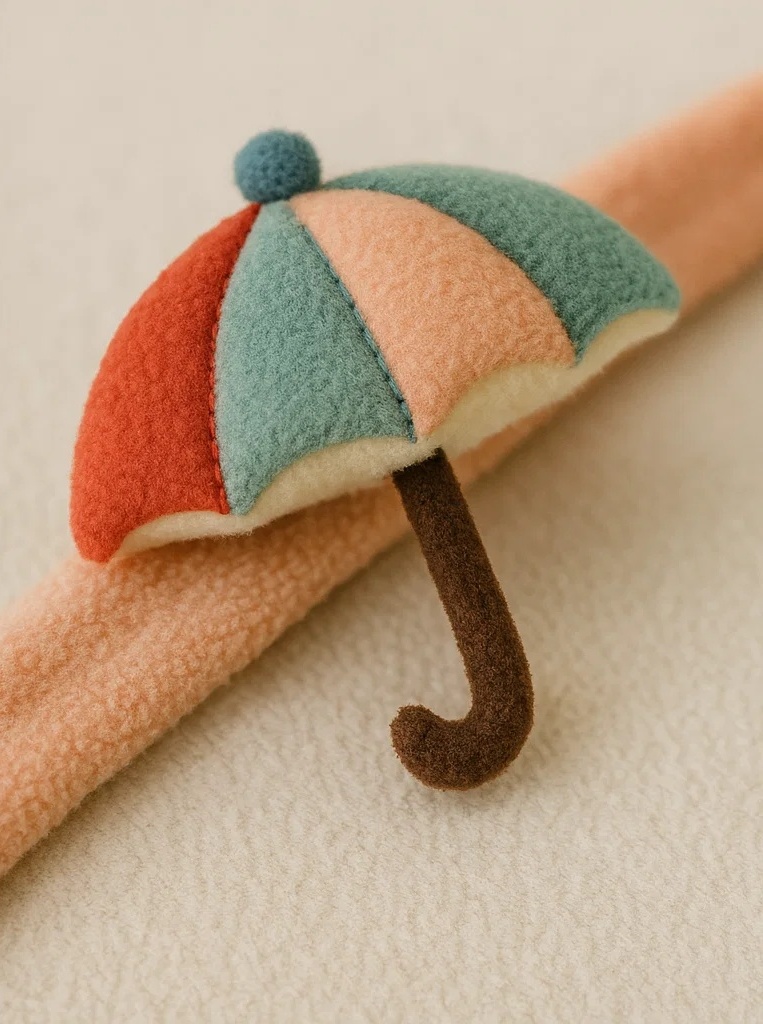 Colorful Umbrella Baby Headband – Cute and Comfortable for Your Little One