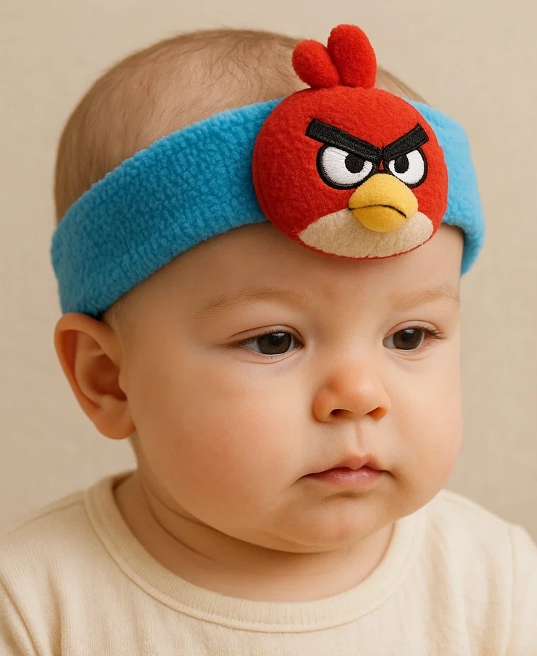 Angry Bird Baby Headband – Fun, Soft, and Comfortable