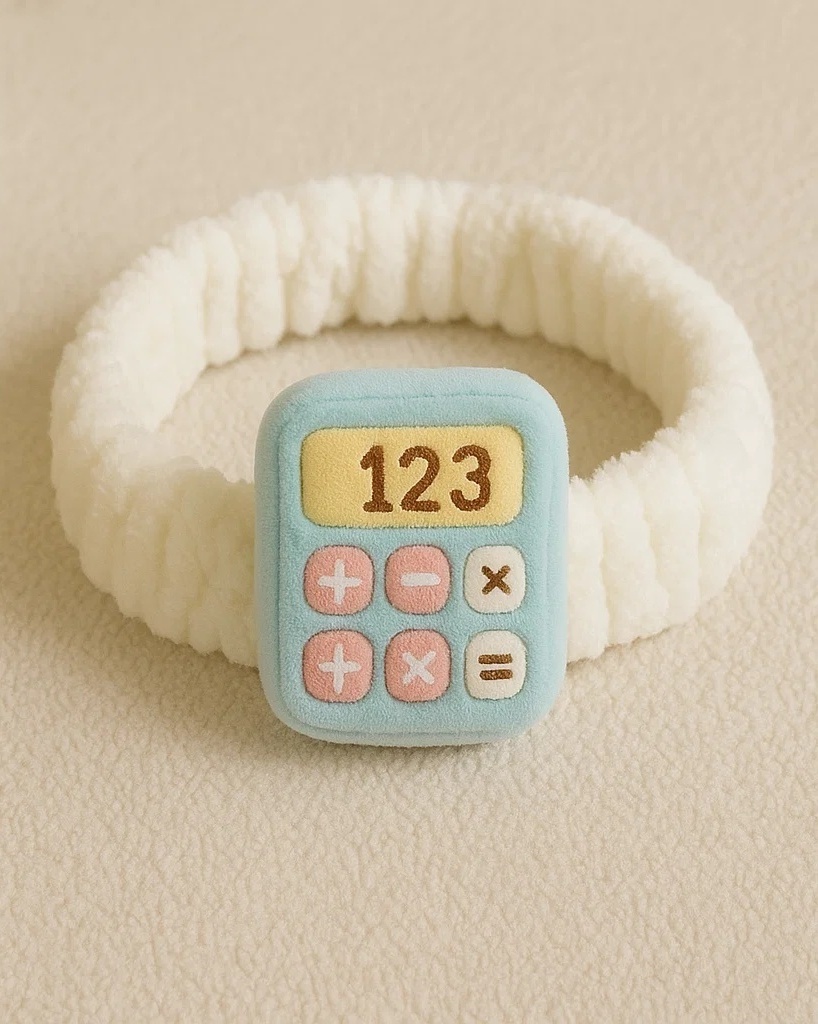 Cute Calculator Baby Headband – Fun and Functional Baby Accessory