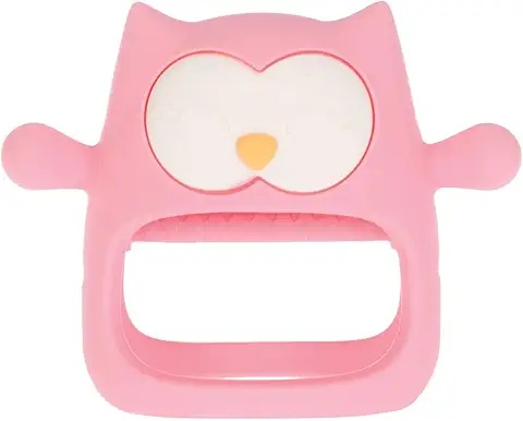 Silikon Beißring für Babys – Fuchsdesign mit beweglichen Ringen