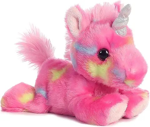 Plush Unicorn Toy for Babies with Soft Colors and Magical Horn