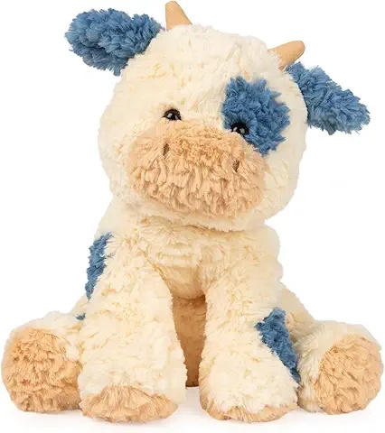 Plush Cow Toy for Babies with Soft, Cuddly Texture