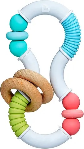 Jouet de dentition pour bébé – Jouet à mâcher en silicone multicolore