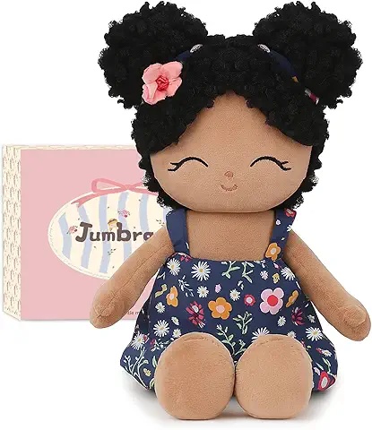 Doll with Natural Hair – Soft and Safe for Babies, Ideal for Early Play